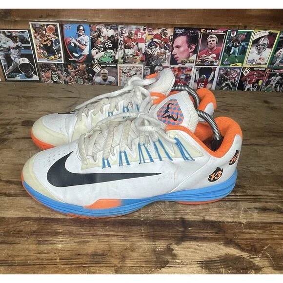 Size 10 - Nike Lunar Ballistec 1.5 Legend PE Rafa Nadal Tennis Shoe Men’s RARE